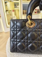 Dior, Lady D-Joy Bag, Medium, Black, Very Very  Good - Image 18