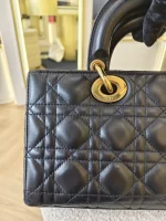 Dior, Lady D-Joy Bag, Medium, Black, Very Very  Good - Image 29