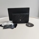 Chanel, Chanel Woc, , Navy blue, Very Very  Good - Image 2