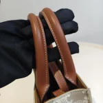 Celine, Mini Vertical Cabas Bag, Mini, White, Very Good - Image 9