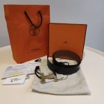Hermes, H Belt, 90, Black, Very Very  Good - Image 2