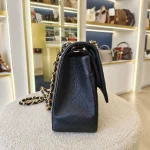 Chanel, Chanel Classic Flap, Jumbo, Black, Very Very  Good - Image 4