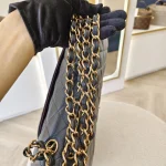 Chanel, Chanel Classic Flap, Jumbo, Black, Very Very  Good - Image 13