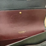 Chanel, Chanel Classic Flap, Jumbo, Black, Very Very  Good - Image 16