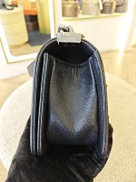 Chanel, Boy 8,  8", Black, Very Very  Good - Image 15