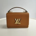 Louis Vuitton, Twist, MM, Brown, Like New - Image 3