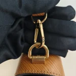Louis Vuitton, Twist, MM, Brown, Like New - Image 12