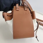 Loewe, Hammock Anagram, Mini, Cream, Like New - Image 6