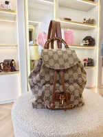 Gucci, Bamboo Backpack, Mini, Brown, Like New - Image 3