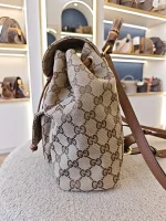 Gucci, Bamboo Backpack, Mini, Brown, Like New - Image 5