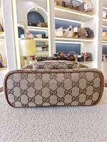 Gucci, Bamboo Backpack, Mini, Brown, Like New - Image 8