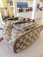 Gucci, Bamboo Backpack, Mini, Brown, Like New - Image 10
