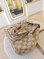 Gucci, Bamboo Backpack, Mini, Brown, Like New - Image 11