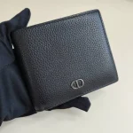 Dior, CD Icon Bi-Fold Wallet , , Black, Very Good - Image 5