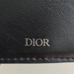 Dior, CD Icon Bi-Fold Wallet , , Black, Very Good - Image 22