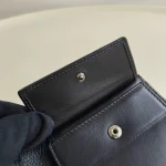 Dior, CD Icon Bi-Fold Wallet , , Black, Very Good - Image 24
