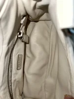 Prada, Moon Padded Nappa-Leather Bag, Small, White, Very Very Like New - Image 15