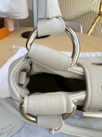 Prada, Moon Padded Nappa-Leather Bag, Small, White, Very Very Like New - Image 24