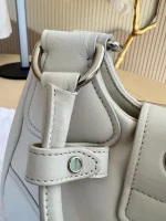 Prada, Moon Padded Nappa-Leather Bag, Small, White, Very Very Like New - Image 28