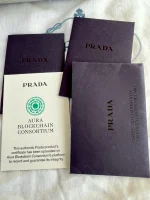 Prada, Moon Padded Nappa-Leather Bag, Small, White, Very Very Like New - Image 39