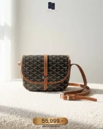 Goyard, Belvedere, PM, Black, Very Very  Good