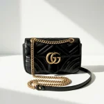 Gucci, GG Marmont , 22, Black, Very Very  Good