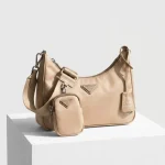 Prada, Re-Edition 2005 Re-Nylon, , Beige, Very Very  Good