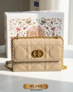 Dior, Mini Miss Caro Bag , Mini, Beige, Very Very  Good