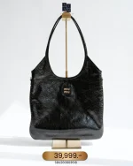 Miu Miu, IVY Patent Bag, , Black, Very Very  Good