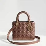 Dior, Lady Dior Medium, Medium, Metallic, Very Very  Good