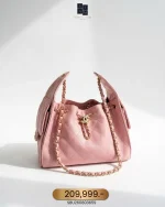 Chanel, 25 Hobo Small Caviar Fullset, Small, Pink, Used Once