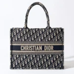 Dior, Book Tote , Medium, Blue, Very Good