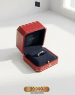 Cartier, Love Ring, 60, White Gold, Very Good