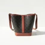 Celine, Small Bucket in Triomphe, Small, Brown, Like New