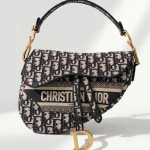 Dior, Saddle Bag, Medium, Blue, Very Very  Good