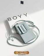 Boyy, [Boyy] Boyy Buckle Leather Cross-body Phone Case, , Blue, Like New