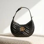 Gucci, Marmont Half-Moon Mini Bag, Mini, Black, Like New