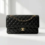 Chanel, Classic Medium Double Flap Bag, 10", Black, Very Like New