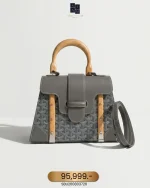 Goyard, Saigon PM Top-Handle Bag, PM, Gray, Like New