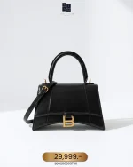 Balenciaga, Hourglass Bag, Small, Black, Very Very  Good