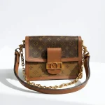 Louis Vuitton, Dauphine, MM, Brown, Very Good