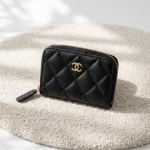Chanel, Classic Zip Coin Purse, , Black, Very Very  Good