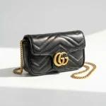 Gucci, GG Marmont Super Mini Bag, Supermini, Black, Like New
