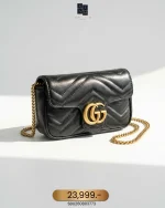 Gucci, GG Marmont Super Mini Bag, Supermini, Black, Like New