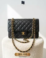 Chanel, Chanel Classic Flap, Jumbo, Black, Very Very  Good