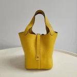 Hermes, Picotin Lock, 18, Yellow, Very Very  Good - Image 3
