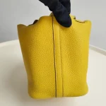 Hermes, Picotin Lock, 18, Yellow, Very Very  Good - Image 5