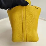 Hermes, Picotin Lock, 18, Yellow, Very Very  Good - Image 6