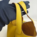 Hermes, Picotin Lock, 18, Yellow, Very Very  Good - Image 22