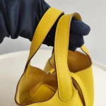 Hermes, Picotin Lock, 18, Yellow, Very Very  Good - Image 23